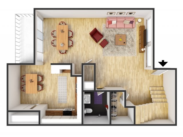Peary Court Floorplan